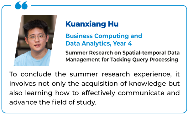 Kuanxiang Hu (Business Computing and Data Analytics, Year 4)