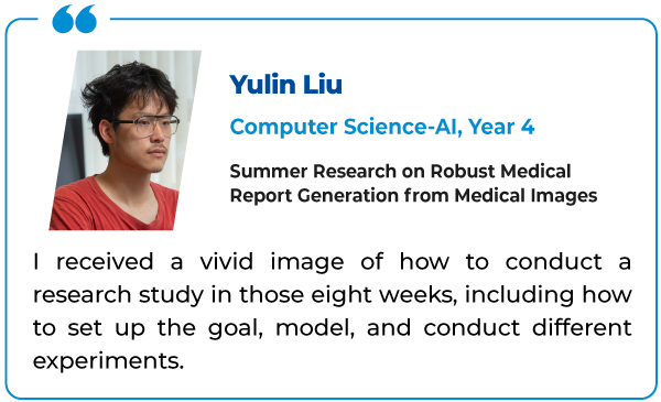 Yulin Liu (Computer Science-AI, Year 4)
